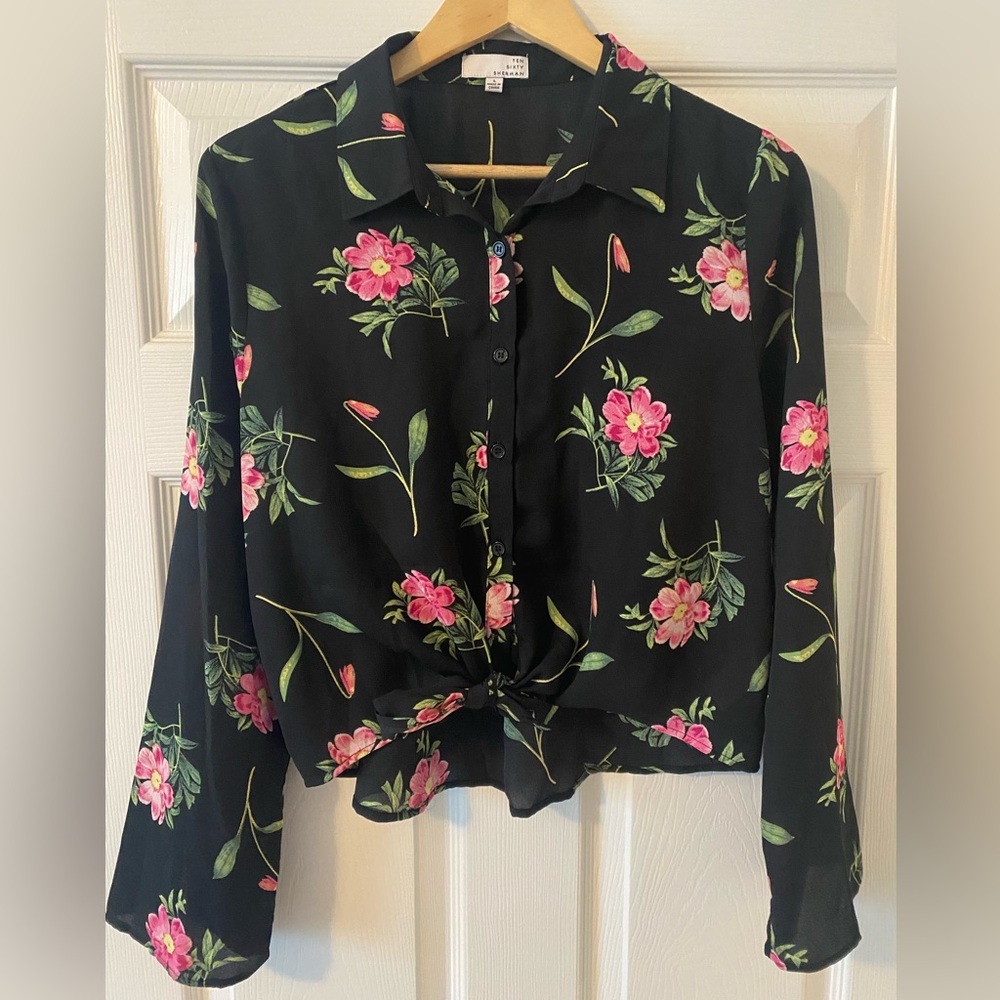 Ten Sixty Sherman Tie Front Button Down